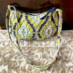 Vera Bradley- crossbody purse-Green/blue
